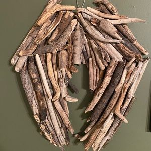 Driftwood angel wings